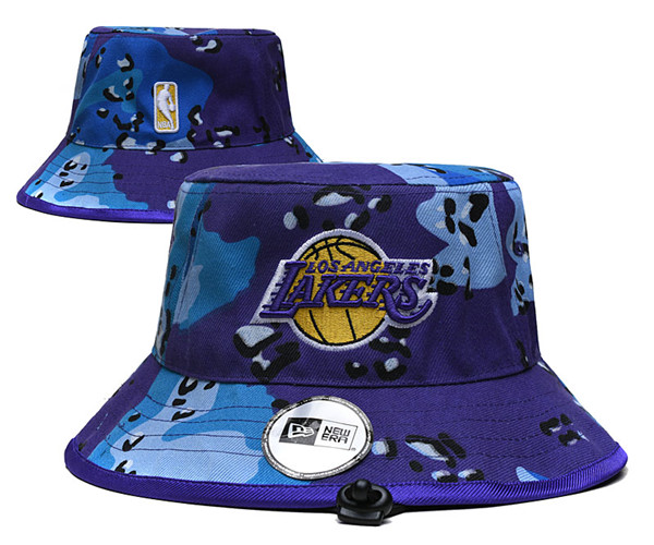 Los Angeles Lakers Stitched Bucket Hats 076